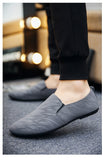 Men's Loafers Flat Casual Shoes Breathable Slip-On Soft Leather Driving Moccasins Mocasines Hombre