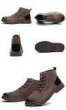Genuine Leather Work Safety Boots Work Winter Shoes Men's Work Steel Toe Safety Industrial MartLion   