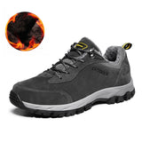 Men's Sneakers Autumn Lac-up Casual Shoes Breathable Outdoor Walking Footwear Mart Lion fur gray 6 