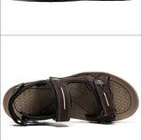 Summer Hook Loop Open Toe Sandals For Men's Outdoor Trekking Beach Shoes Non-Slip MartLion   