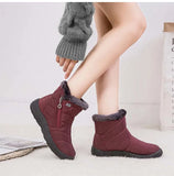 Snow Women Boots Women's Boots Waterproof Women Shoes Zipper Shoes Woman MartLion   