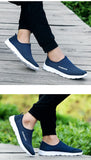 Summer Breathable Mesh Casual Men's Shoes Outdoor Lightweight Non Slip Flat Bottomed Mart Lion   