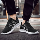 Summer Men's Casual Sports Shoes Breathable Mesh Flat Light Non Slip Walking Mart Lion   