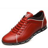 Men's Casual Shoes Fashion Faux Leather Summer Flat Driving Moccasin Soft Mart Lion Red 5.5 