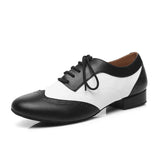 Men's Dance-Shoes men's Latin Ballroom Modern Tango Jazz Salsa Genuine Leather MartLion 2.5CM A 38 (24cm) CHINA