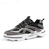 Men's Casual Shoes National Tide Mecha Trendy Casual Sneakers Height Increasing Daddy Street Mart Lion Black and White 39 