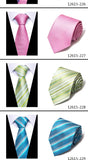 Tie For Men's Newest design Factory 7.5 cm Necktie Yellow Plaid Shirt Accessories Abraham Lincoln's birthday MartLion   