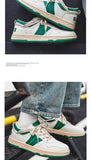 Men's Casual Shoes Leather Sneakers Breathable Trainers Designer Moccasins Non-slip Walking Zapatos Hombre Mart Lion   