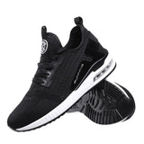 Women Flats Air Cushion Casual Shoes Flyweather Shockproof Sneakers Outdoor Lightweight Plus Jogging Mart Lion   