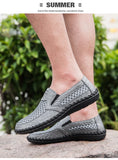 Summer Men's Sneakers Casual Shoes Breathable Mesh Outdoor Lightweight Flat