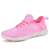 Luminous Sneakers Glowing Light Up Shoes for men women shoes White LED Sneakers Flashing Shoes with Light for Adult MartLion