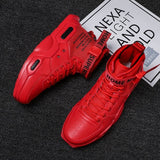 Men's Shoes Sneakers Hip Hop Red Bottom Causal Adult Breathable Luxury Tennis Trainers Zapatos Hombre Mart Lion Red 36 