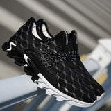 Summer Men's Sport Shoes Blade Tennis Running Breathable Mesh Casual Sneakers Light Trainers Walking Mart Lion   