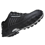 Winter Men Leather Casual Shoes Women Warm Fur Sneakers Lace Up Adult Footwear Plush Summer Walking Footwear Black Sole MartLion