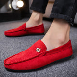 Off-Bound Men's Casual Shoes Bee Suede Loafers Flats Driving Soft Moccasins Footwear Slip-On Walking Mart Lion   