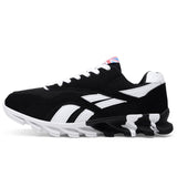 Men's Casual Shoes sport Sneakers Durable Outsole Trainer Zapatillas Deportivas Hombre Sport Running Mart Lion black 39 
