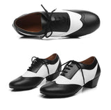 Men's Dance-Shoes men's Latin Ballroom Modern Tango Jazz Salsa Genuine Leather MartLion   