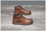 Winter Men Boots Lace Up Winter Shoes Lightweight Smart Casual Boots Ankle Boots Office Work Casual MartLion