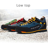  Men's Leather Boots Non-slip Breathable Leather Sneakers Outdoor Waterproof Snow Autumn Durable Hiking Work Shoes MartLion - Mart Lion