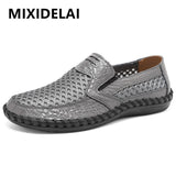 Summer Men's Sneakers Casual Shoes Breathable Mesh Outdoor Lightweight Flat