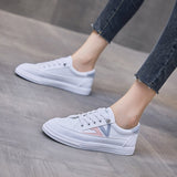 Summer Korean Women's Casual Shoes Light Walking Anti Slip Breathable White Sneakers Mart Lion   