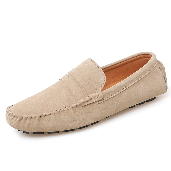 Men's Casual Shoes Suede Soft  Loafers Leisure Moccasins Slip On Driving MartLion   