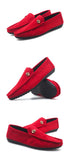 Off-Bound Men's Casual Shoes Bee Suede Loafers Flats Driving Soft Moccasins Footwear Slip-On Walking Mart Lion   