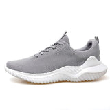 Damyuan Light Men's Running Shoes Breathable Sports Sneakers Casual Mart Lion Gray 39 