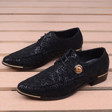 Men's Dress Shoes Clould Patent Leather Wedding Oxford Lace-Up Office Suit Casual Zapatillas Hombre MartLion 2022 Black 6 