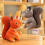 1pc 25cm Squirrel Plush Toy Stuffed Simulation Striped Squirrel Forest Animals Cute Cartoon Animals Toys For Kids Xmas Gift MartLion   