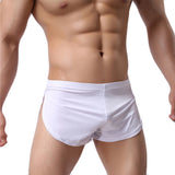 Male Panties Underwear Boxers Breathable Men Boxer  Side Split Underpants Shorts Sleepwear MartLion   