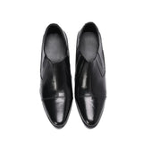 Classic Chelsea Men's High Heels Increased Genuine Leather Shoes Pointed Toe Set Foot Autumn Formal MartLion   