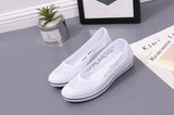 Canvas nurse shoes Solid Women Platform Casual Flat Bottom MartLion   