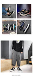 Men's Non-slip Leather Casual Shoes Formal Wear Lightweight Trend Outdoor Walking Mart Lion   