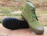 Men's Shoes Nostalgic Army Green Casual Farmer Training Liberation Mart Lion   