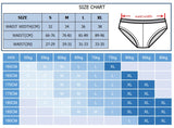 Men's Underwear Solid Cotton Briefs Underpants Panties Shorts short pants B1171 Mart Lion   