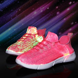 Luminous Sneakers Glowing Light Up Shoes for men women shoes White LED Sneakers Flashing Shoes with Light for Adult MartLion