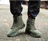 Waterproof Tactical Military Combat Boots Men's Genuine Leather US Army Hunting Trekking Camping Mountaineering Winter Work Shoes Mart Lion   