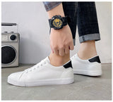Spring Summer Shoes Men's Footwear Cool Young Street Black White Flat Casual Soft MartLion   