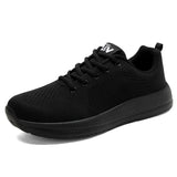 Men's Casual Shoes Breathable Outdoor Mesh Light Sneakers Casual Footwear Mart Lion black 38 