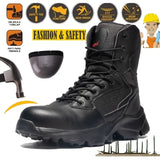 Safety Work Shoes Construction Men's Outdoor Steel Toe Cap Puncture Proof  Lightweight Boots MartLion   