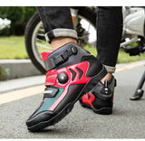 Men's Racing Shoes Unisex Motorcycle Boots Women Casual MartLion   