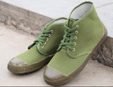 Men's Shoes Nostalgic Army Green Casual Farmer Training Liberation Mart Lion   