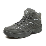 Men's Boots Tactical Military Combat Outdoor Hiking Winter Shoes Light Non-slip Desert Ankle Mart Lion Gray 7.5 