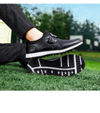 Golf Shoes Men's Leather Waterproof Sneakers Breathable Shoes Training Professional Spikes Non-slip MartLion   