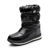 Real Woolen Kids Snow Boots Waterproof Children's Sport Winter Shoes Boys Sneakers Girls Casual Infantil Mart Lion 26 Black 