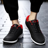PU Leather Casual Shoes Men's Ultralight Sneakers Autumn Winter Footwear Support Mart Lion   