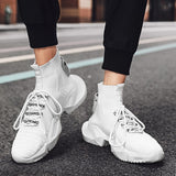 Off-Bound Men's Sport Shoes Chunky Knit Running Breathable Casual Sneakers Light Trainers Walking Tennis Mart Lion   