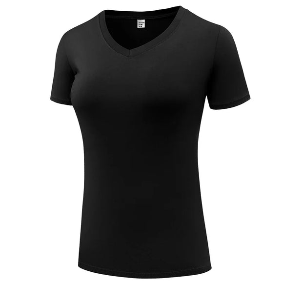  Fitness Women's Shirts Quick Drying T Shirt Elastic Yoga Sport Tights Gym Running Tops Short Sleeve Tees Blouses Jersey camisole MartLion - Mart Lion