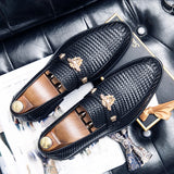 Men's Dress Shoes Type Formal Genuine Leather Pointed Toe Wedding Gentleman Homecoming Evening MartLion black 38 